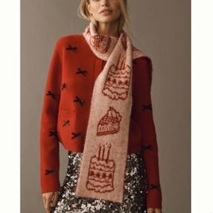 Maeve Icon Skinny Knit Dessert Scarf